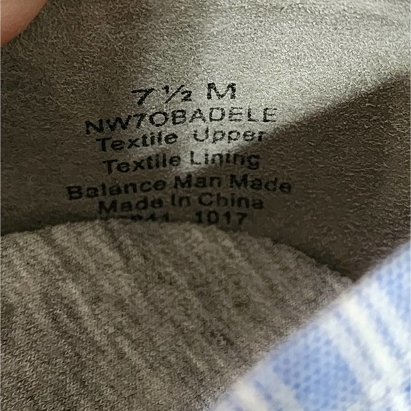 Nine West blue and white striped bow detail sneakers size 7.5 - Picture 7 of 8